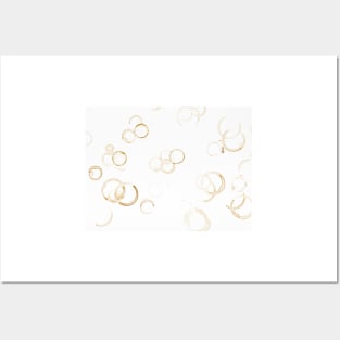 Coffee cup stains (F022/4821) Posters and Art